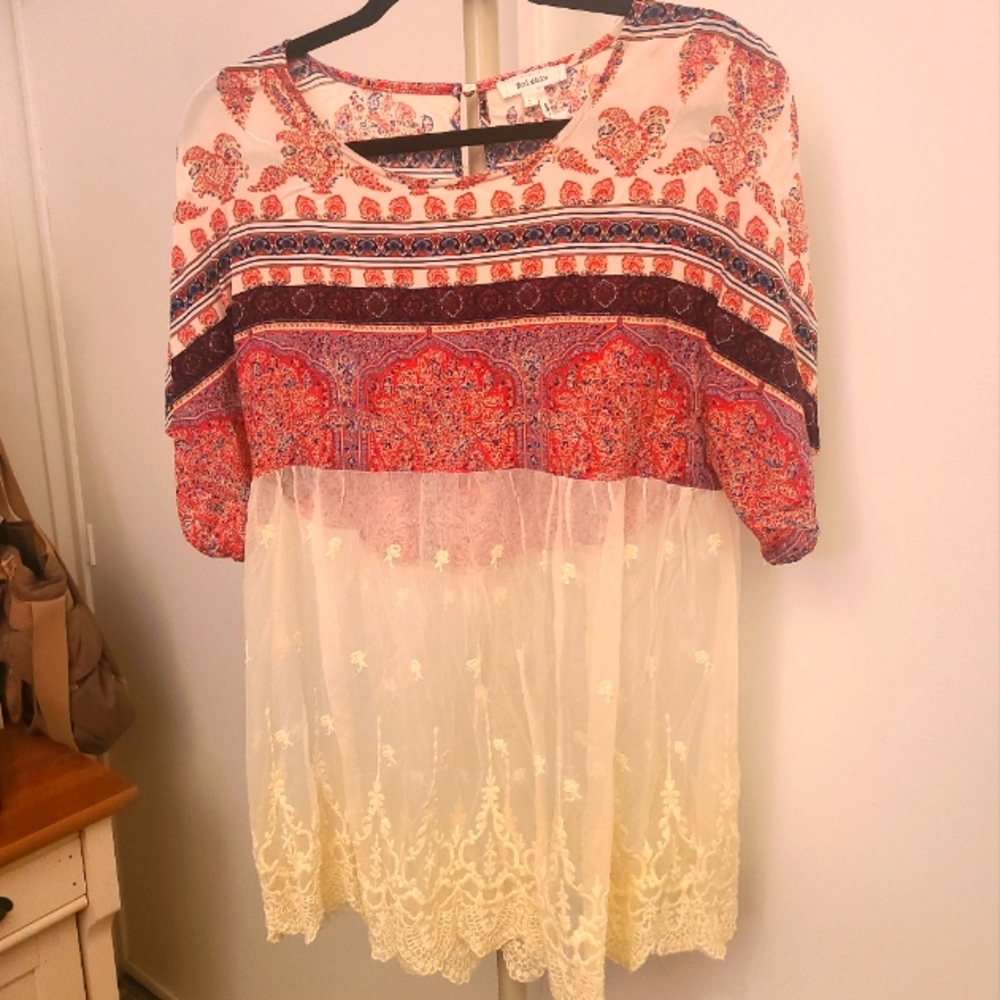 Sheer pretty top